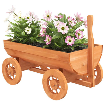 Wagen decoratief 70x43x54 cm massief vurenhout