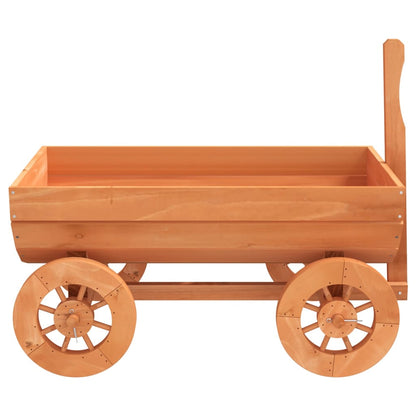 Wagen decoratief 70x43x54 cm massief vurenhout