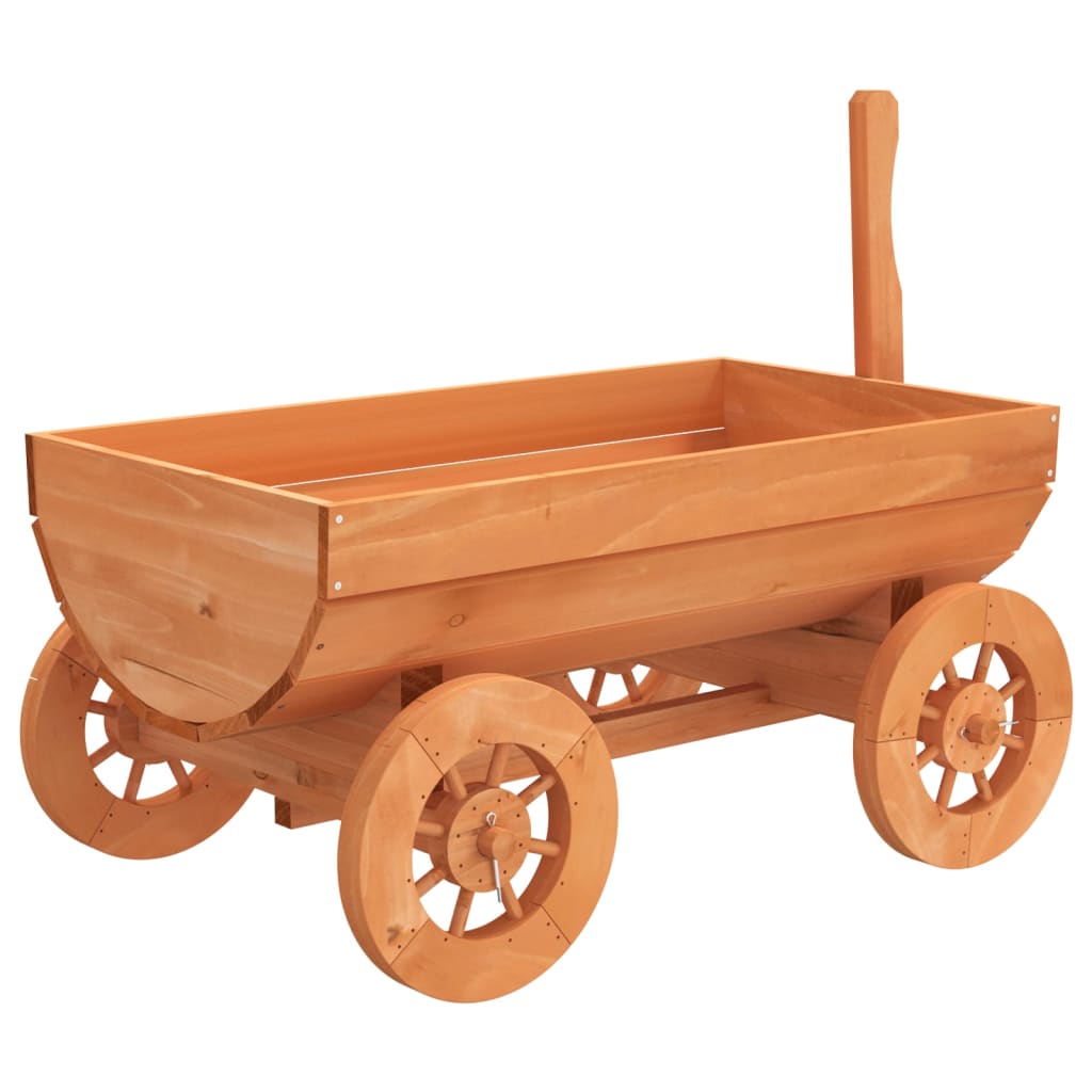 Wagen decoratief 70x43x54 cm massief vurenhout