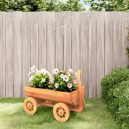 Wagen decoratief 70x43x54 cm massief vurenhout