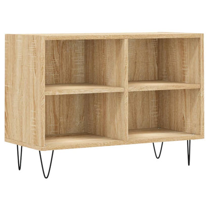 Tv-meubel 69,5x30x50 cm bewerkt hout sonoma eikenkleurig