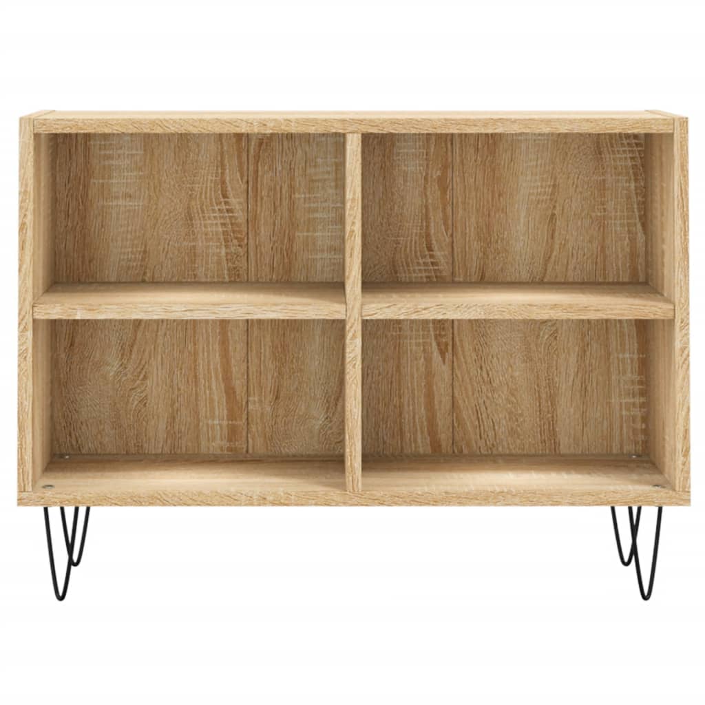 Tv-meubel 69,5x30x50 cm bewerkt hout sonoma eikenkleurig