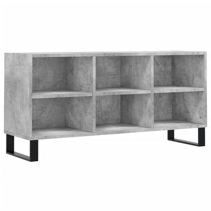 Tv-meubel 103,5x30x50 cm bewerkt hout betongrijs