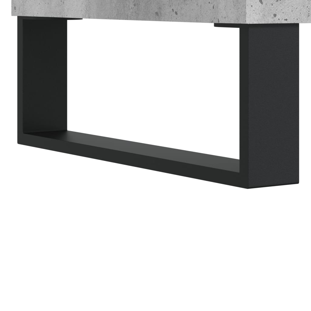 Tv-meubel 103,5x30x50 cm bewerkt hout betongrijs