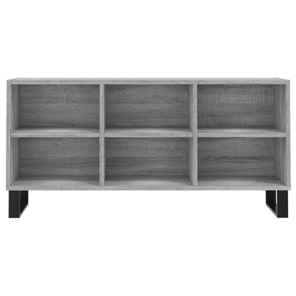 Tv-meubel 103,5x30x50 cm bewerkt hout grijs sonoma eikenkleurig