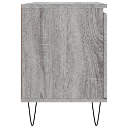 Tv-meubel 104x35x50 cm bewerkt hout grijs sonoma eikenkleurig