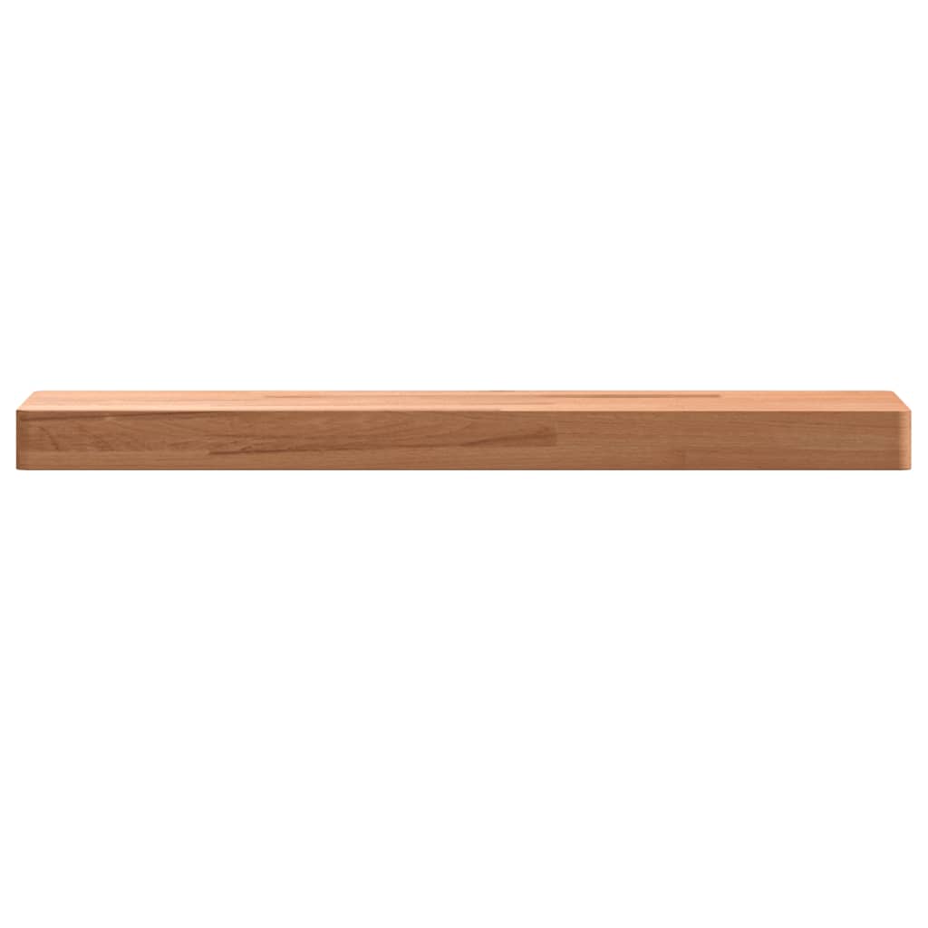 Wandschap 60x20x4 cm massief beukenhout