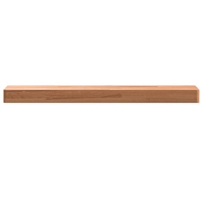 Wandschap 60x20x4 cm massief beukenhout