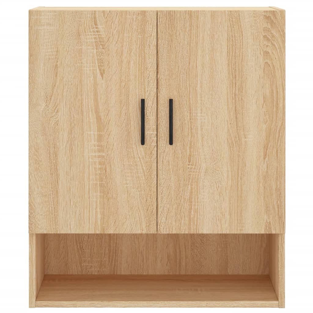 Wandkast 60x31x70 cm bewerkt hout sonoma eikenkleurig