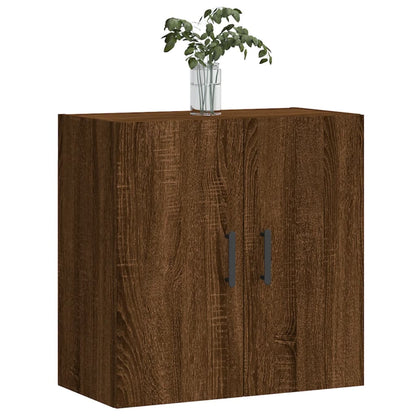 Wandkast 60x31x60 cm bewerkt hout bruin eikenkleur