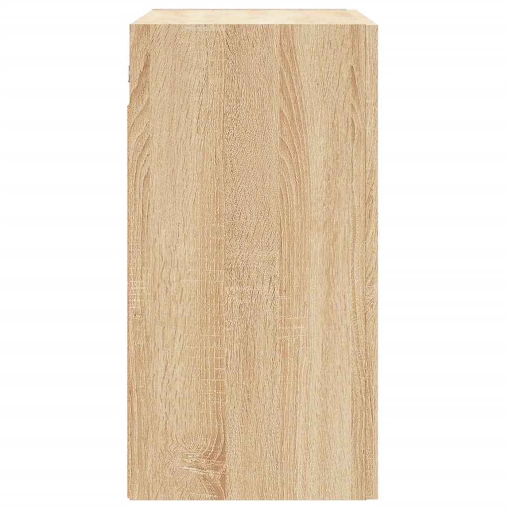 Wandkast 60x31x60 cm bewerkt hout sonoma eikenkleurig