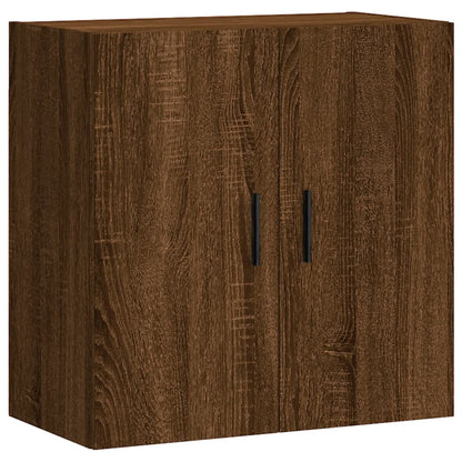 Wandkast 60x31x60 cm bewerkt hout bruin eikenkleur