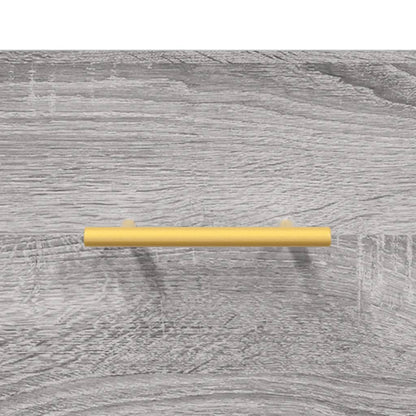 Wandkast 60x36,5x35 cm bewerkt hout grijs sonoma eikenkleurig