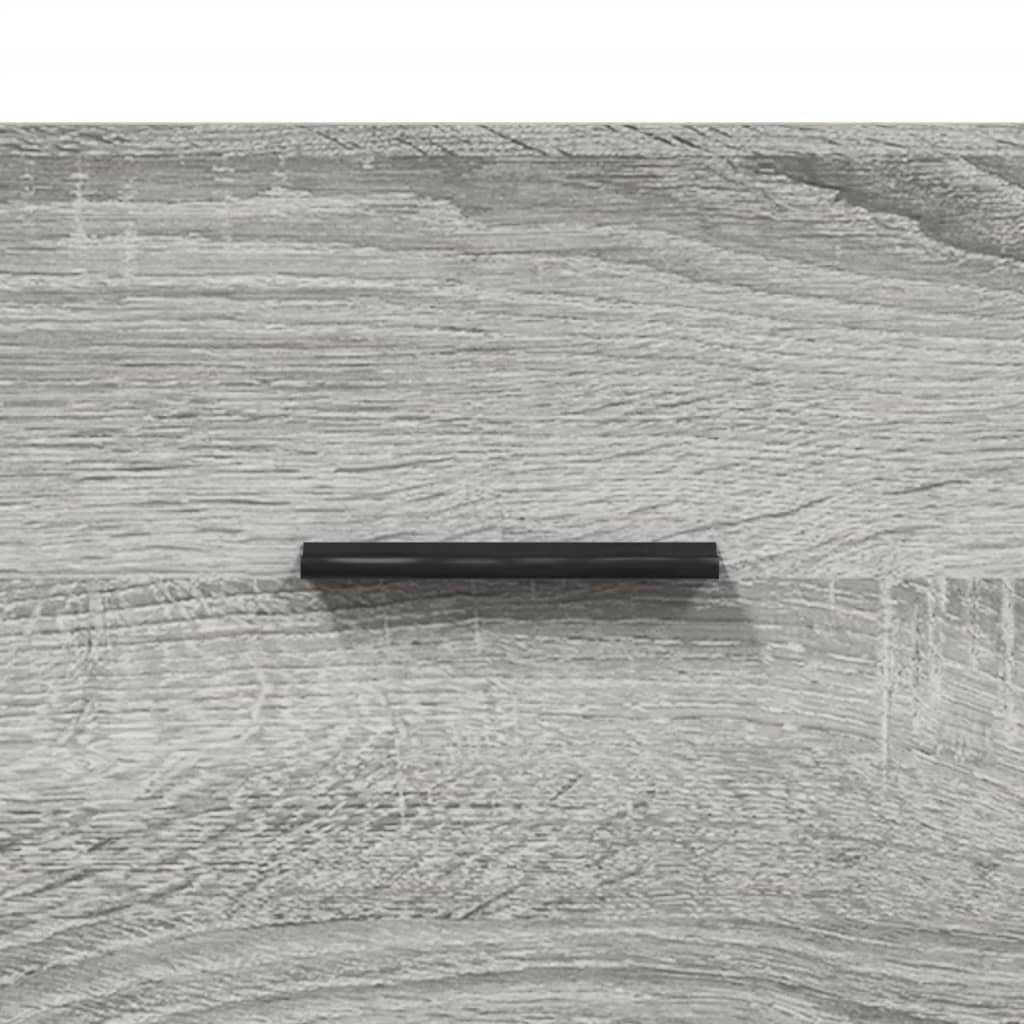 Wandkast 60x36,5x35 cm bewerkt hout grijs sonoma eikenkleurig