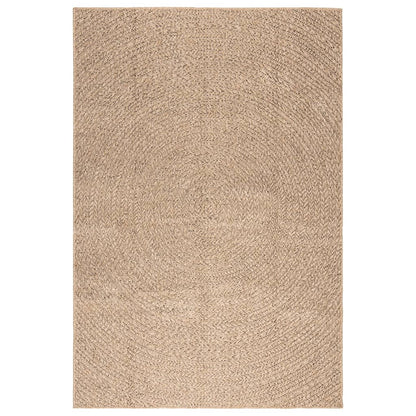 Vloerkleed ZIZUR binnen en buiten 140x200 cm jute look