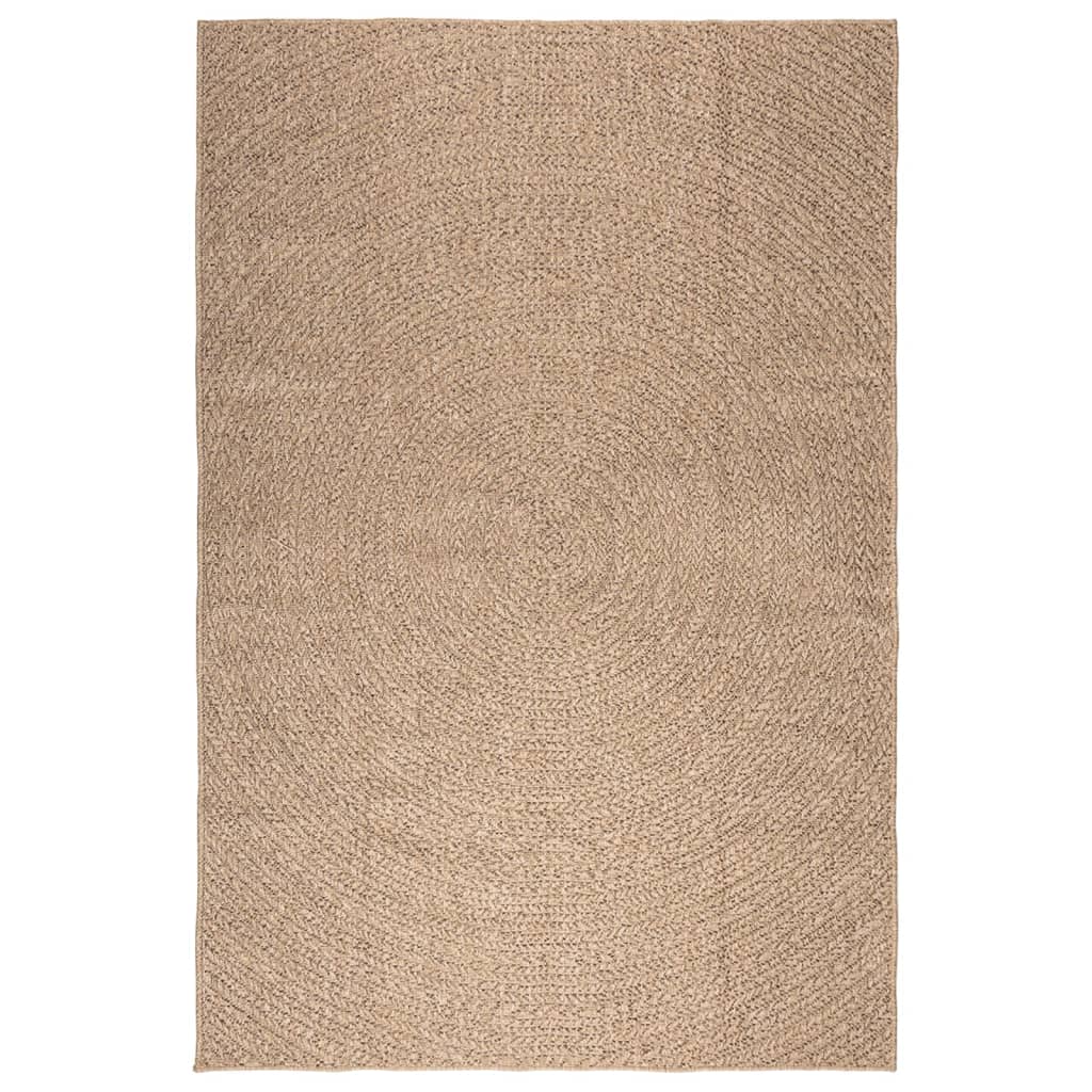 Vloerkleed ZIZUR binnen en buiten 160x230 cm jute look