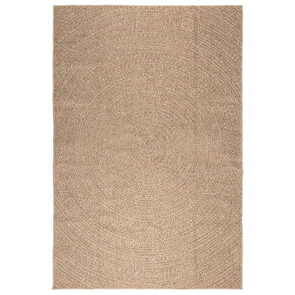 Vloerkleed ZIZUR binnen en buiten 200x290 cm jute look