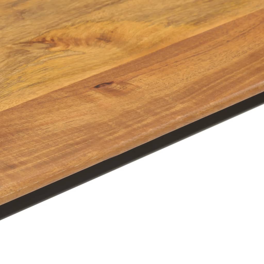 Wandtafel 110x40x76 cm massief mangohout en ijzer