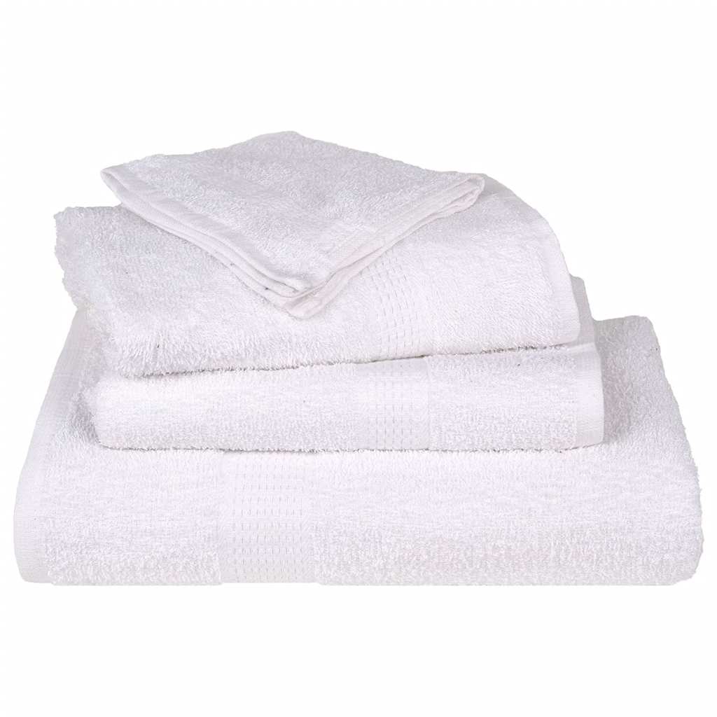 Washandjes 50 st 15x21 cm 360 g/m² 100% katoen wit