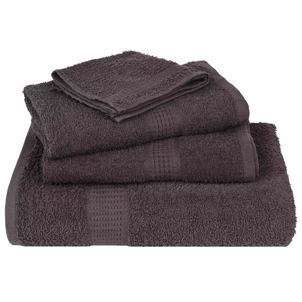 Washandjes 50 st 15x21 cm 360 g/m² 100% katoen antracietkleurig