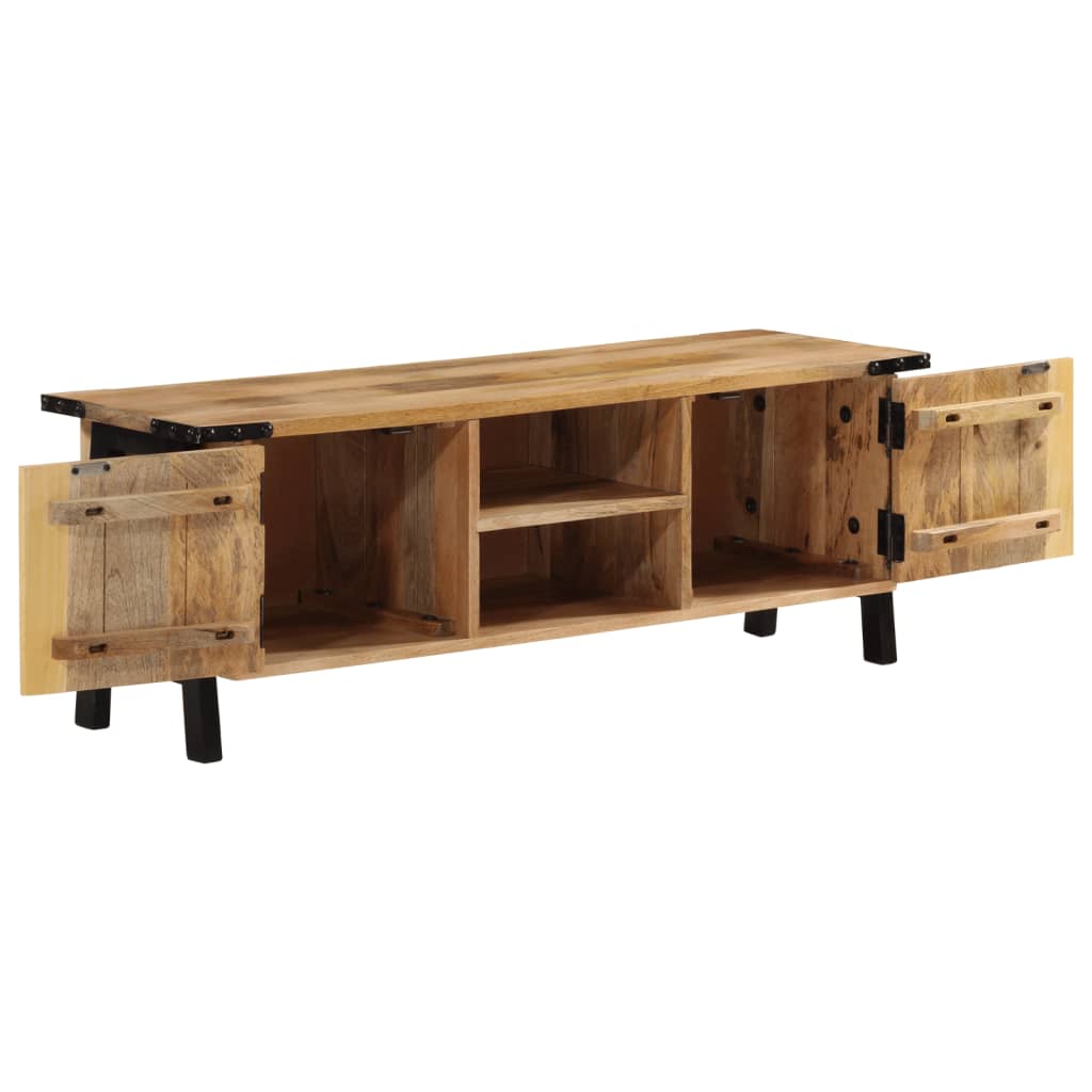 Tv-meubel 110x35x40 cm massief mangohout