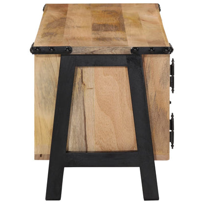 Tv-meubel 110x35x40 cm massief mangohout