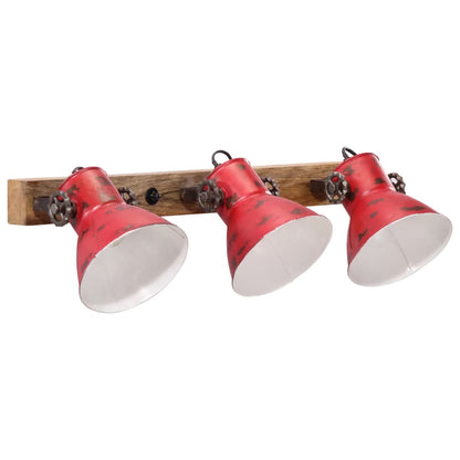 Wandlamp 25 W E27 65x25 cm verweerd rood