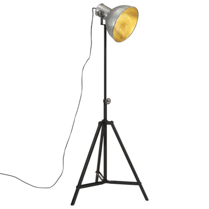 Vloerlamp 25 W E27 61x61x90/150 cm vintage zilverkleurig