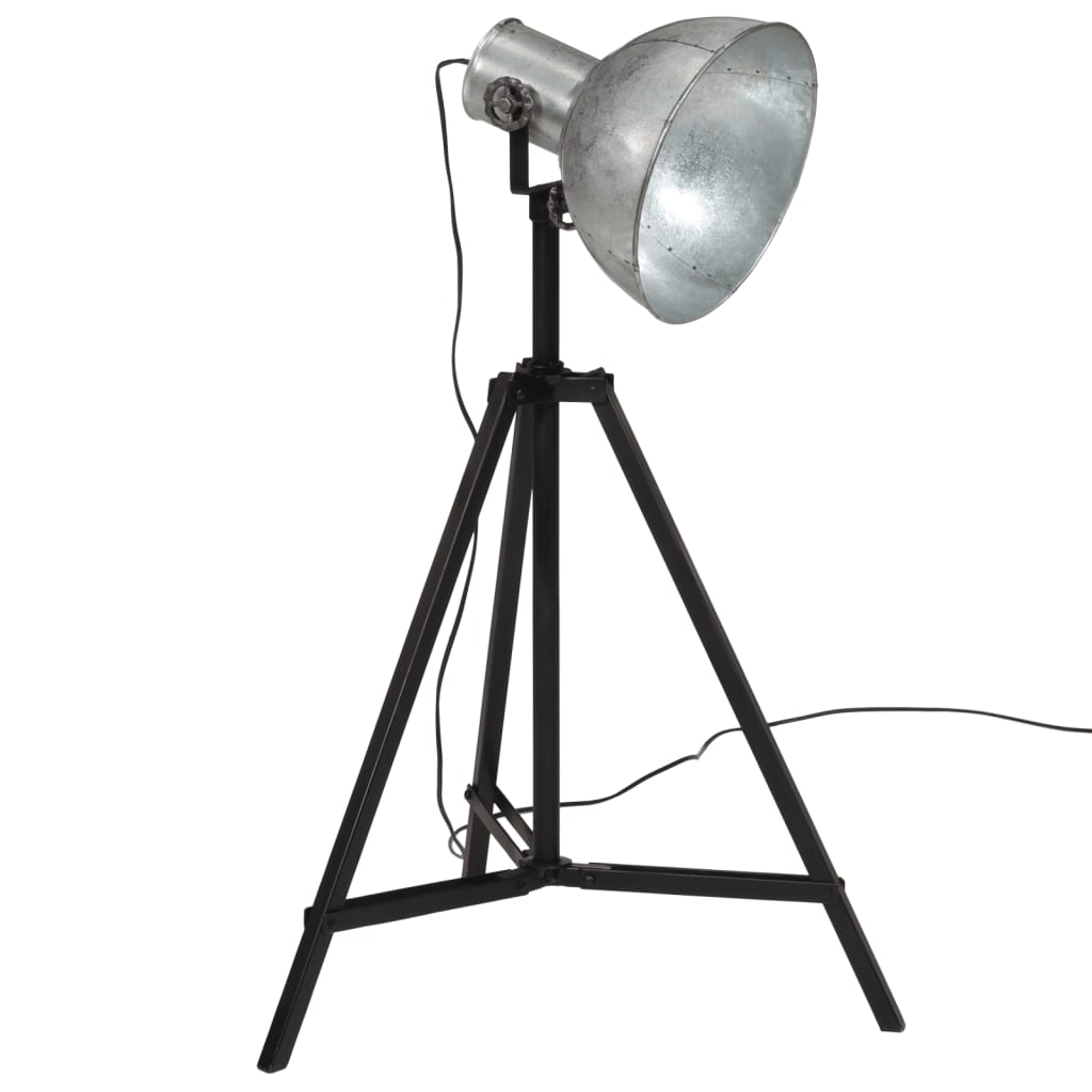 Vloerlamp 25 W E27 61x61x90/150 cm vintage zilverkleurig