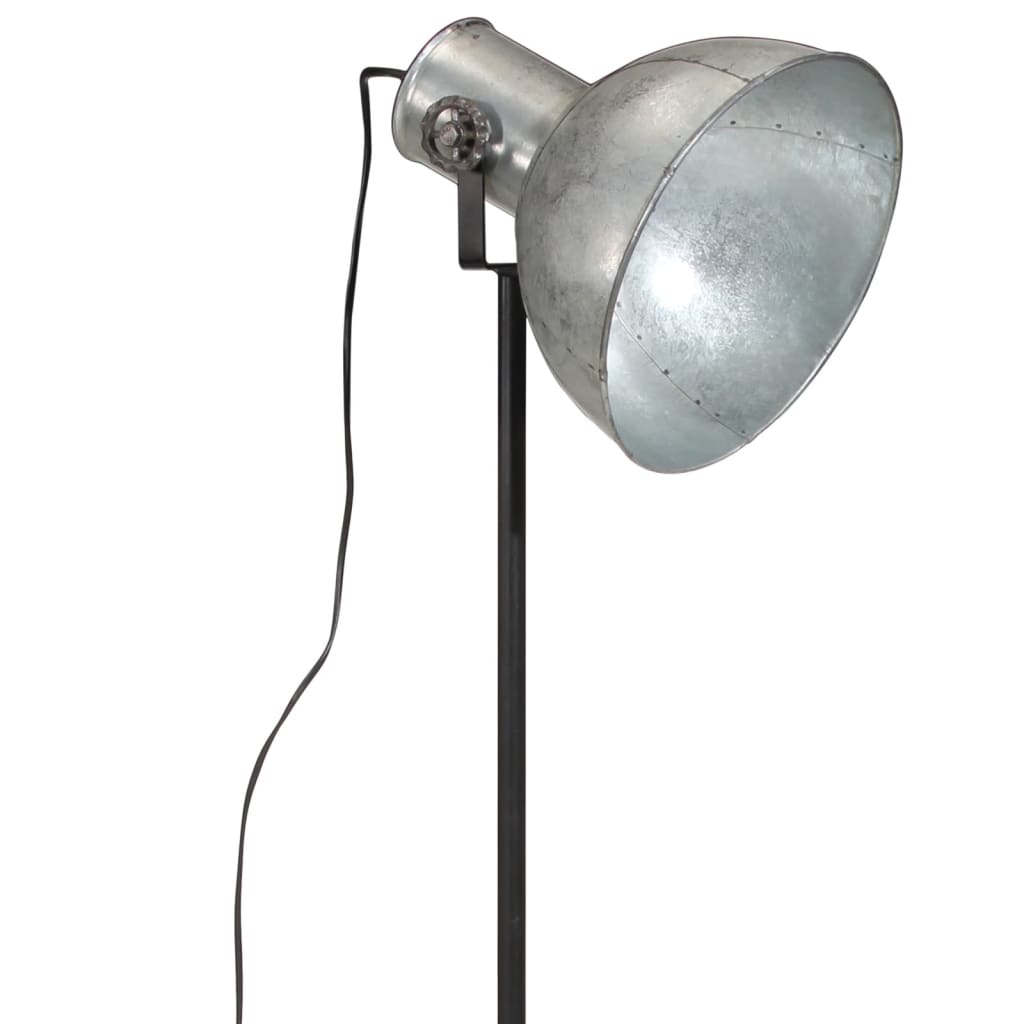 Vloerlamp 25 W E27 61x61x90/150 cm vintage zilverkleurig