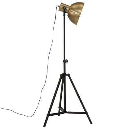 Vloerlamp 25 W E27 61x61x90/150 cm antiek messingkleurig