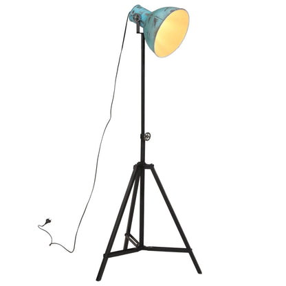 Vloerlamp 25 W E27 61x61x90/150 cm verweerd blauw