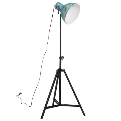 Vloerlamp 25 W E27 61x61x90/150 cm verweerd blauw