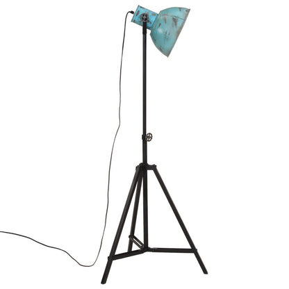 Vloerlamp 25 W E27 61x61x90/150 cm verweerd blauw