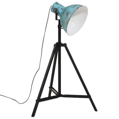 Vloerlamp 25 W E27 61x61x90/150 cm verweerd blauw