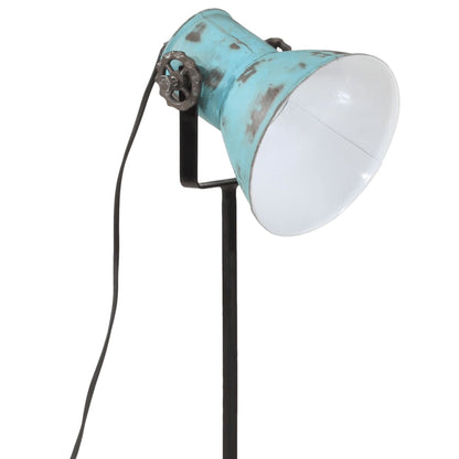 Vloerlamp 25 W E27 35x35x65/95 cm verweerd blauw