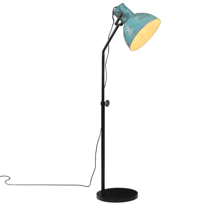 Vloerlamp 25 W E27 30x30x90/150 cm verweerd blauw