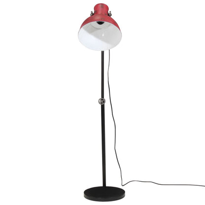 Vloerlamp 25 W E27 30x30x90/150 cm verweerd rood