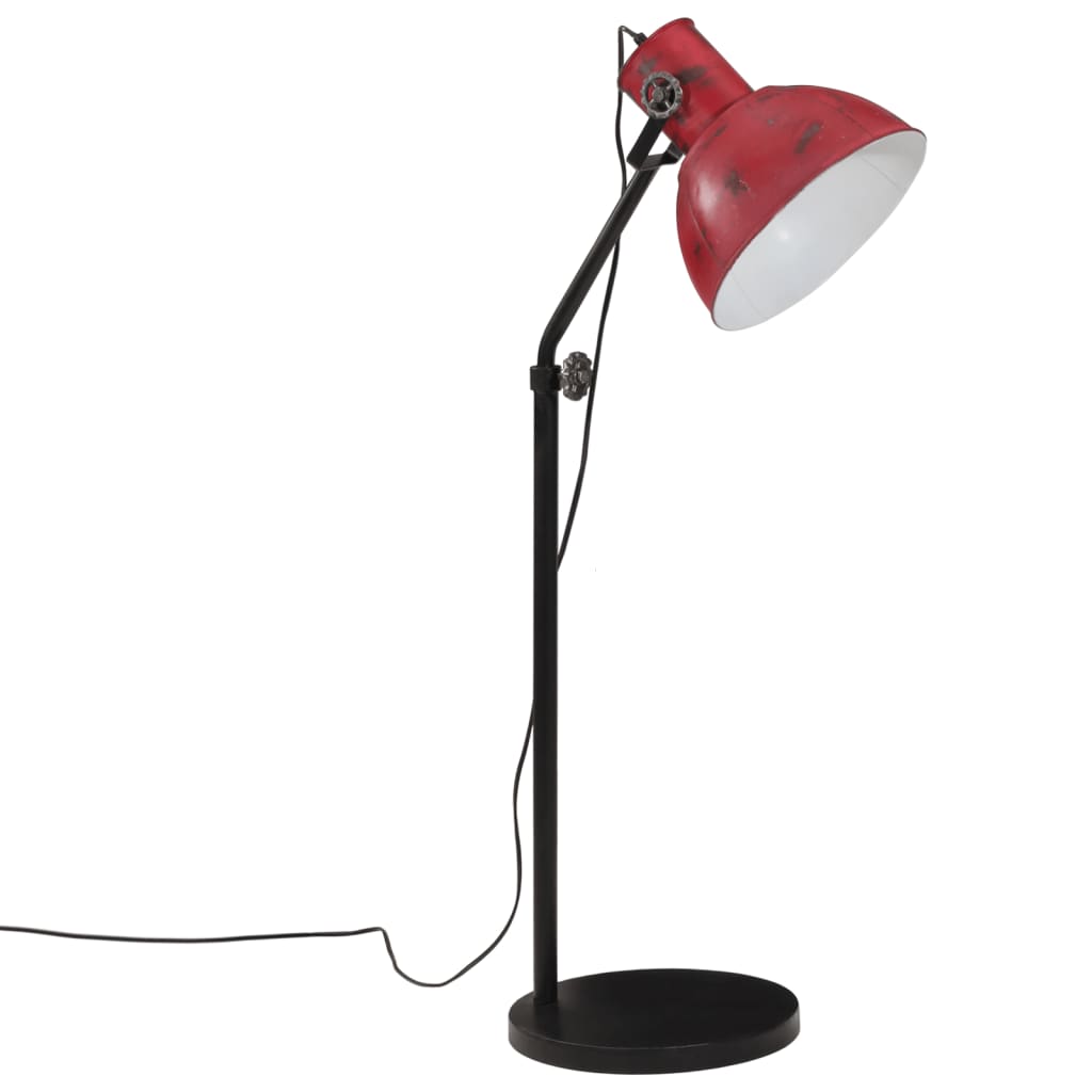 Vloerlamp 25 W E27 30x30x90/150 cm verweerd rood