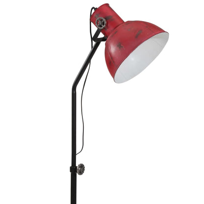 Vloerlamp 25 W E27 30x30x90/150 cm verweerd rood