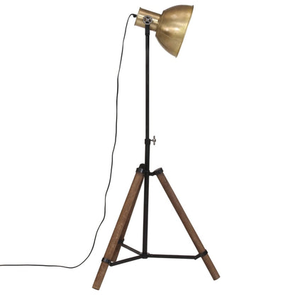 Vloerlamp 25 W E27 75x75x90-150 cm antiek messingkleurig