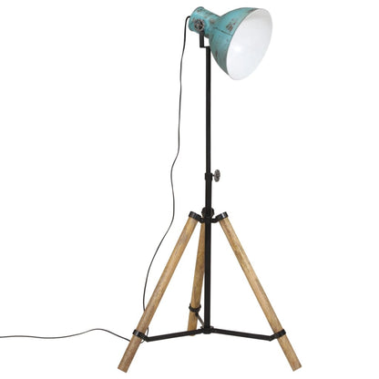 Vloerlamp 25 W E27 75x75x90-150 cm verweerd blauw