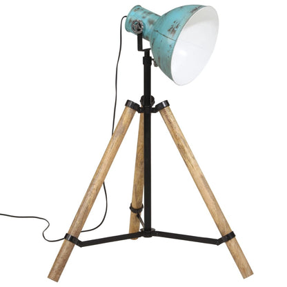 Vloerlamp 25 W E27 75x75x90-150 cm verweerd blauw