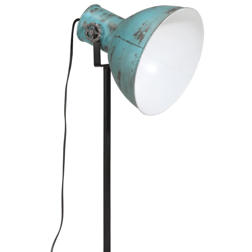 Vloerlamp 25 W E27 75x75x90-150 cm verweerd blauw