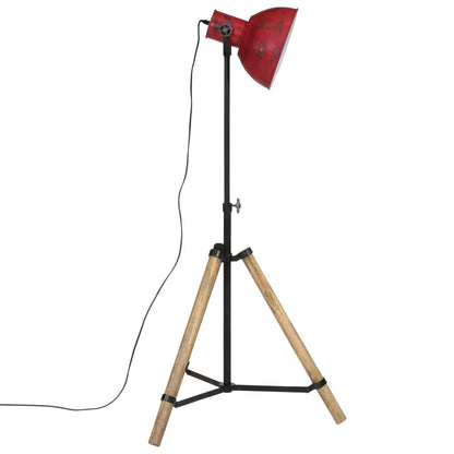 Vloerlamp 25 W E27 75x75x90-150 cm verweerd rood