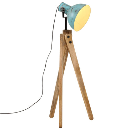 Vloerlamp 25 W E27 45x45x120 cm verweerd blauw