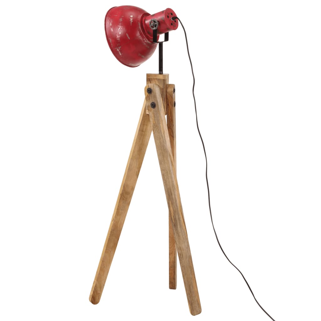 Vloerlamp 25 W E27 45x45x120 cm verweerd rood