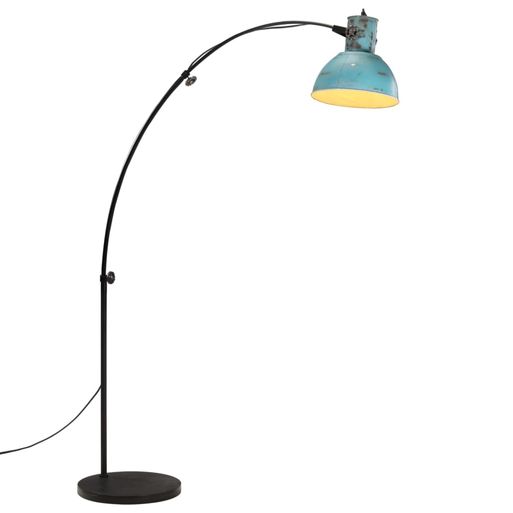 Vloerlamp 25 W E27 150 cm verweerd blauw