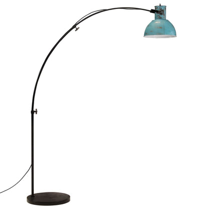 Vloerlamp 25 W E27 150 cm verweerd blauw