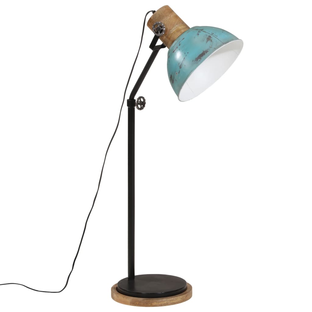 Vloerlamp 25 W E27 30x30x100-150 cm verweerd blauw